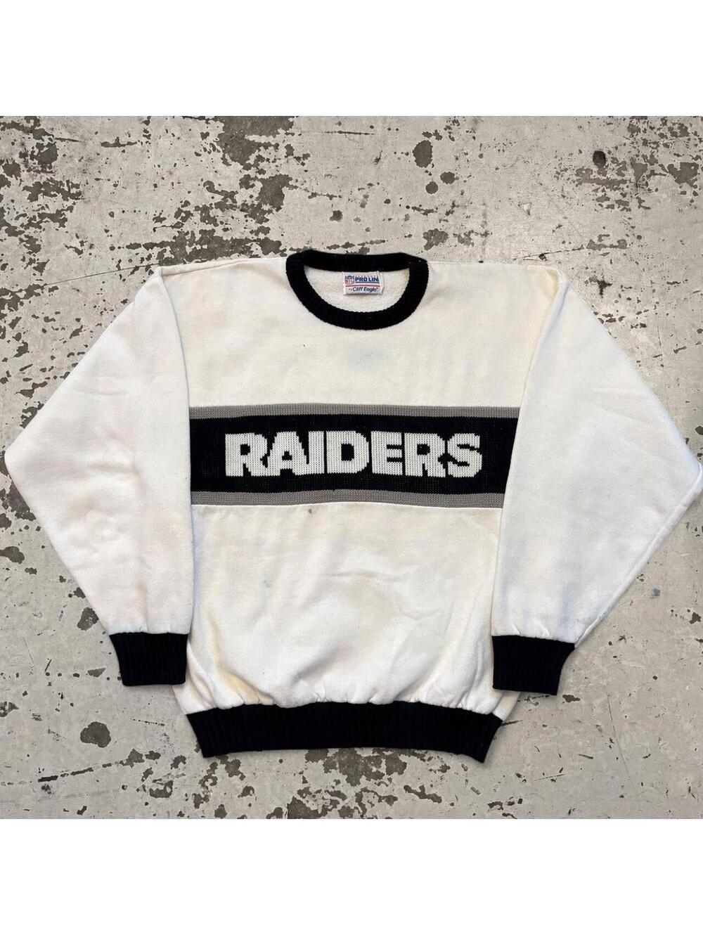 Mens Rare 80s Raiders Cliff Engle Sweatshirt Size L